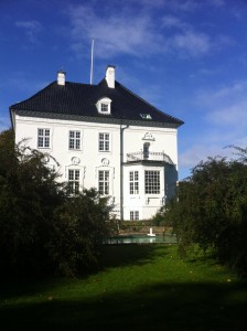 Marselisborg Palace with the royal swimmingpool