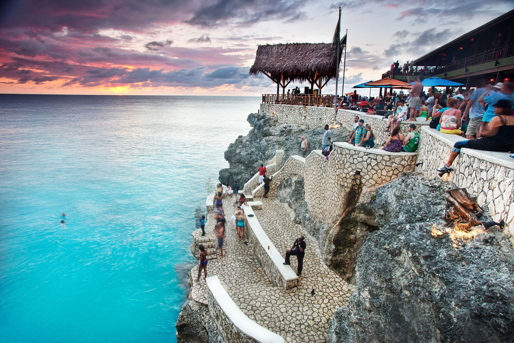 Sunset from Ricks Café near Negril, Jamaica