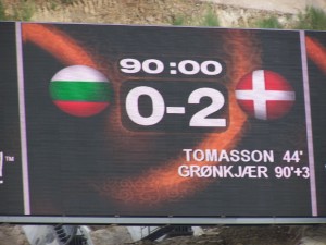 Bulgaria-Denmark 0-2 in Portugal 2004