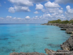 Crystal clear water of Bay of Pigs, Cuba