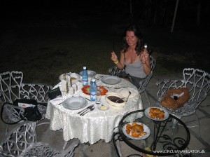 Dinner at casa particular in Cienfuegos, Cuba