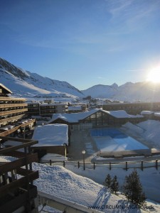 Outdoor swimming pool in Alpe d'Huez