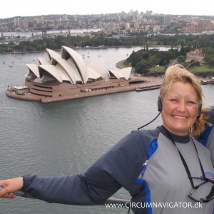 CIRCUMNAVIGATOR by Kirsten Hjorth Rasmussen at Sydney Harbour Bridge Climb