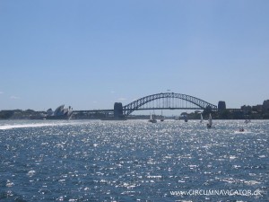 Sydney Opera House and Harbour Bridge on Boxing Day