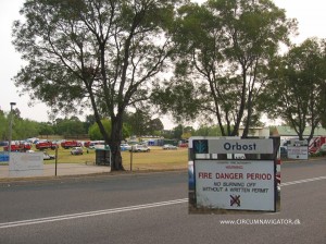 Fire brigade camp in Victoria