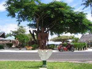 Fun car on Moorea