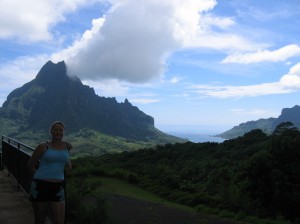 View over Cook's Bay on Moorea