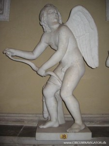 Eros sculpture at the Vatican Museums