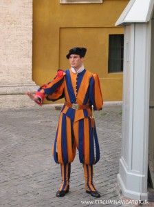 Swiss guard in the Vatican