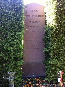 Hans Christian Andersen at Assistens Kirkegård