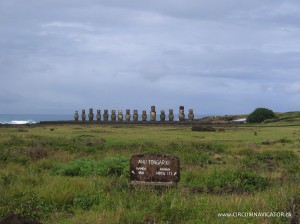 Moai at Ahu Tongariki on Easter Island