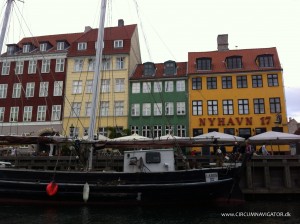 Nyhavn in Copenhagen from Nettobådene