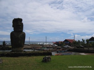 Harbour at Easter Island