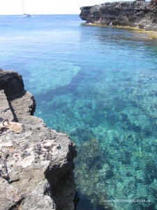 crystal clear water Menorca