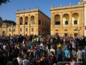 horseparade at Placa des Born in Ciutadella