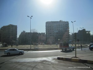 Tahrir Square Cairo without demonstrations