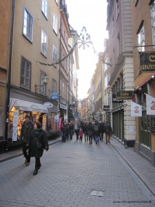 Västerlånggatan in Gamla Stan, Stockholm