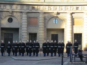 changing of the guard in Stockholm