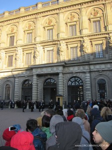 changing of the guard at the Royal Palace in Stockholm